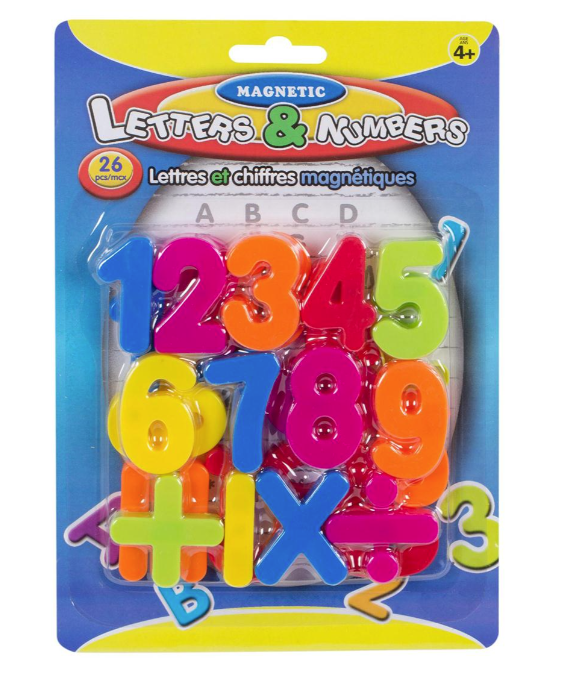 Magnetic Numbers 26 Pieces