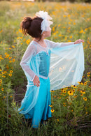 Great Pretenders Frozen Ice Queen Dress With Cape Size 5-6