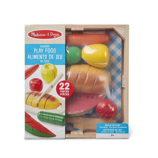 Melissa And Doug Wooden Play Food 22 Pieces