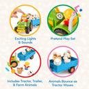 Battat Farming Fun Tractor & Trailer With Lights And Sounds