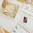 Melissa & Doug Deluxe Wooden Stamp Set ABCs And 123s