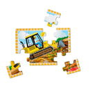 Melissa & Doug 4 In 1, 12 Piece Wooden Puzzles In A Box Construction