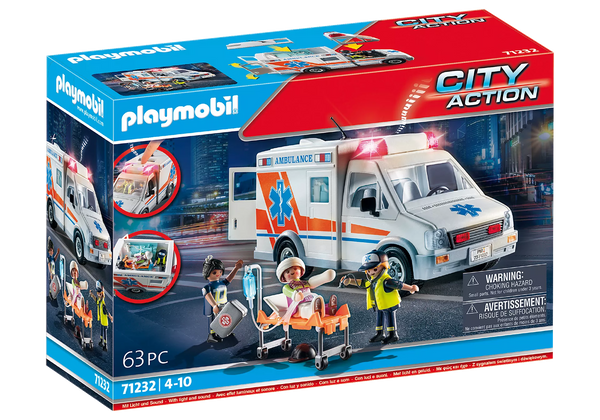 Playmobil Ambulance With Lights And Sound #71232