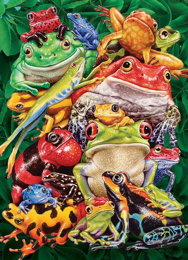 Cobble Hill 1000 Piece Frog Business