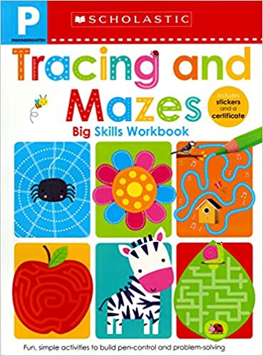 Tracing and Mazes Big Skills Workbook