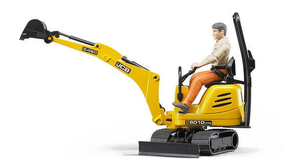 Bruder JCB Micro Excavator 8010 CTS With Construction Worker #62002