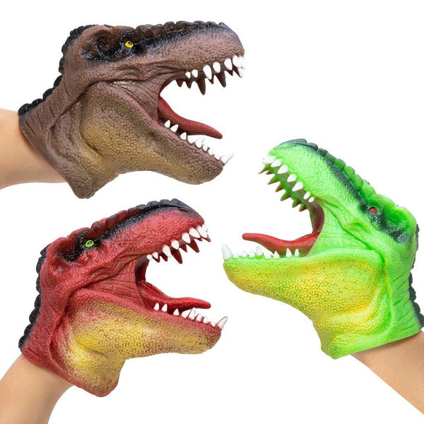 Schylling Dinosaur Rubber Hand Puppet
