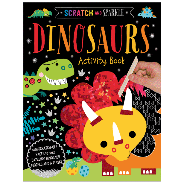 Scratch And Sparkle Dinosaurs Activity Book