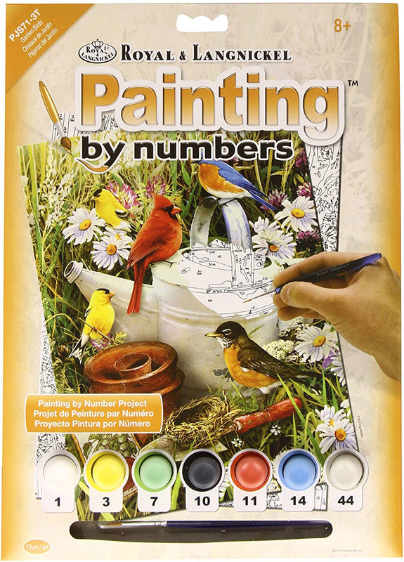 Royal & Langnickel Paint By Numbers Garden Birds