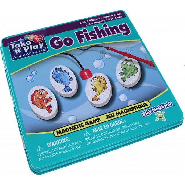 PlayMonster Magnetic Tin Go Fishing