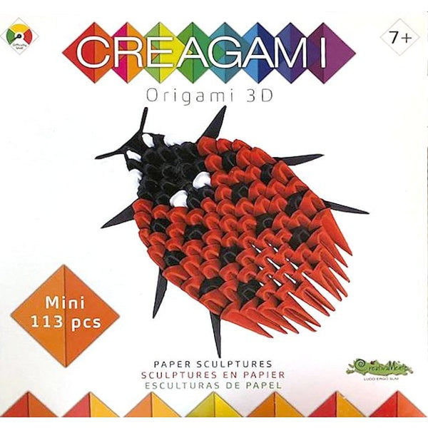 Creagami 113 Piece Mini Origami Ladybug