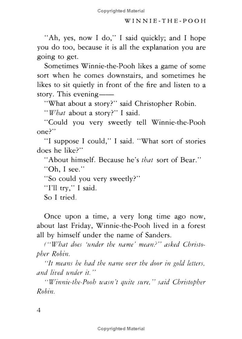 Winnie-The-Pooh Classic Paperback