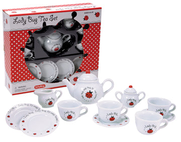 Schylling Ladybug Porcelain Tea Set