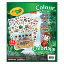 Crayola Paw Patrol Colour And Sticker Book