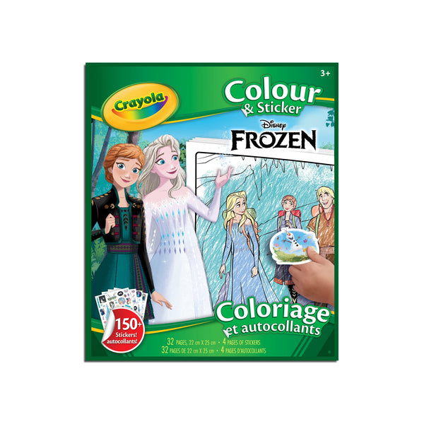 Crayola Frozen Colour And Sticker Book