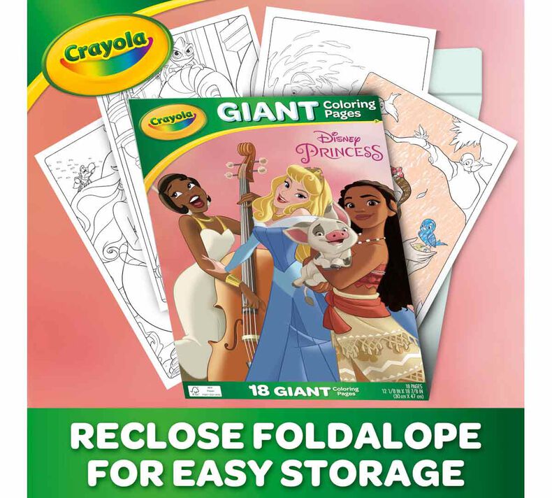 Crayola Giant Colouring Pages Disney Princess