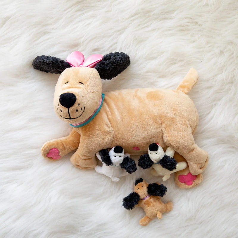 Manhattahn Toy Nursing Dog Nana Plush