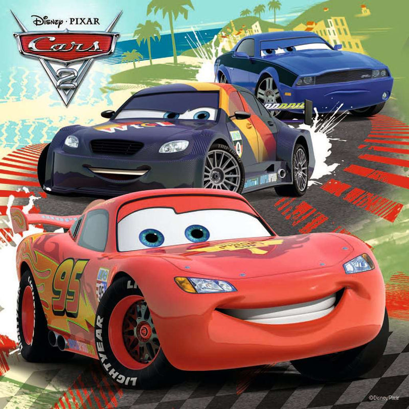 Ravensburger Disney Cars 2, 3 X 49 Piece Worldwide Racing Fun