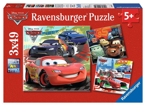 Ravensburger Disney Cars 2, 3 X 49 Piece Worldwide Racing Fun