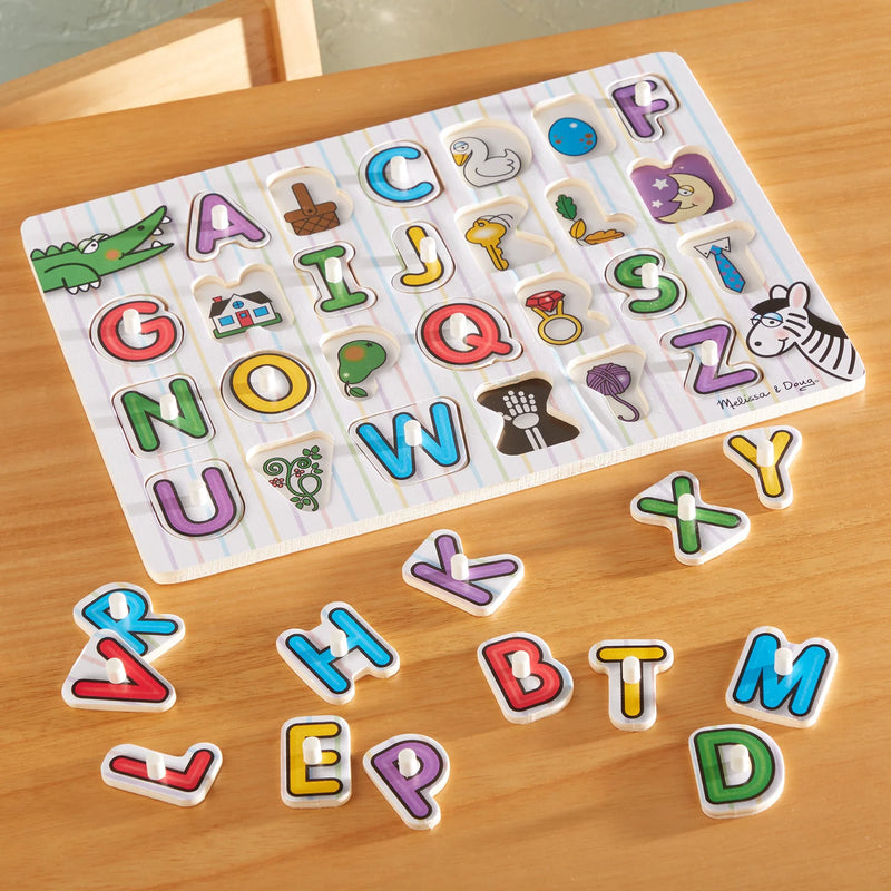 Melissa & Doug Alphabet Peg Puzzle