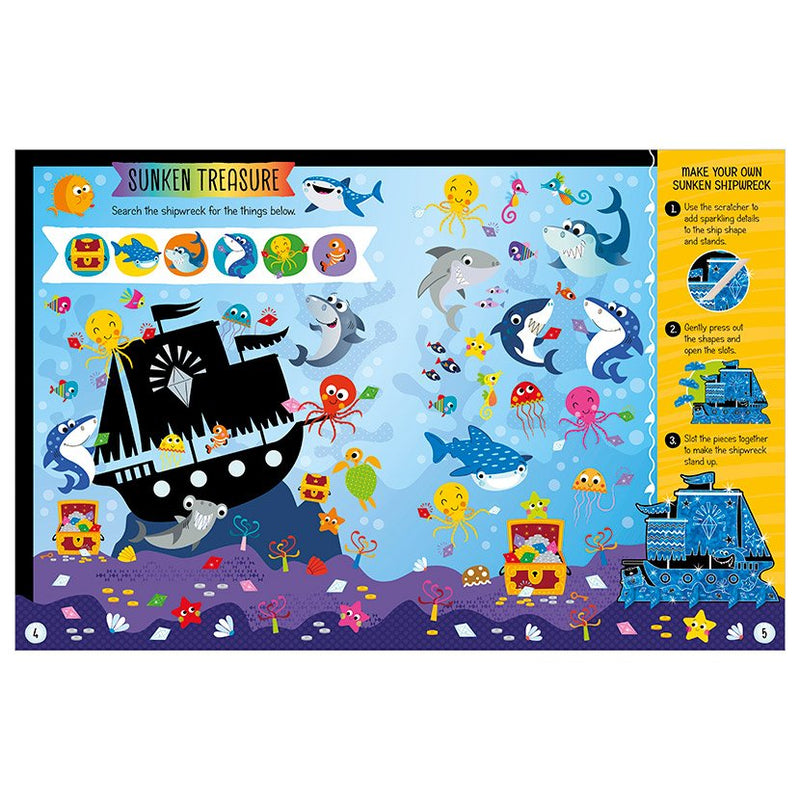 Copy of Scratch And Sparkle Sharks Activity Book
