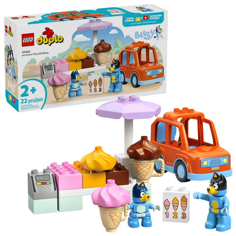 LEGO Bluey Duplo Ice Cream Trip With Bluey