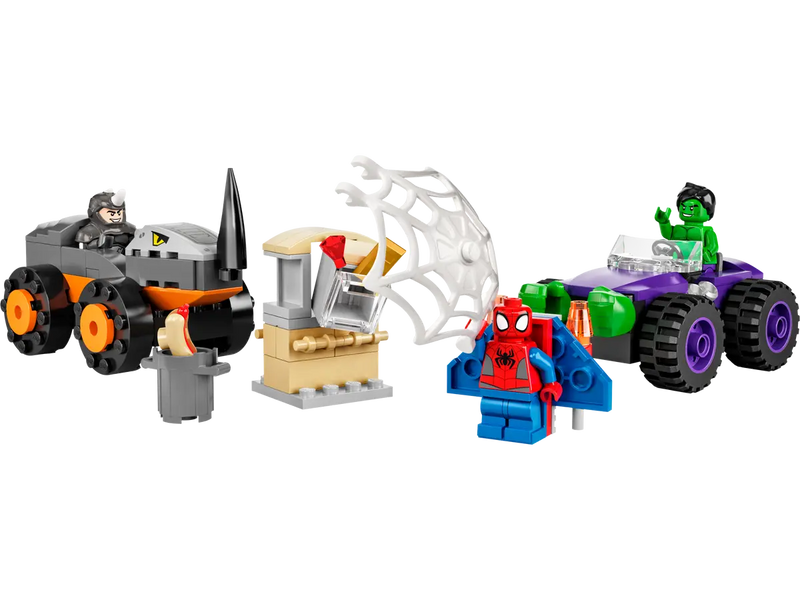 LEGO Marvel Hulk VS. Rhino Truck Showdown 10782