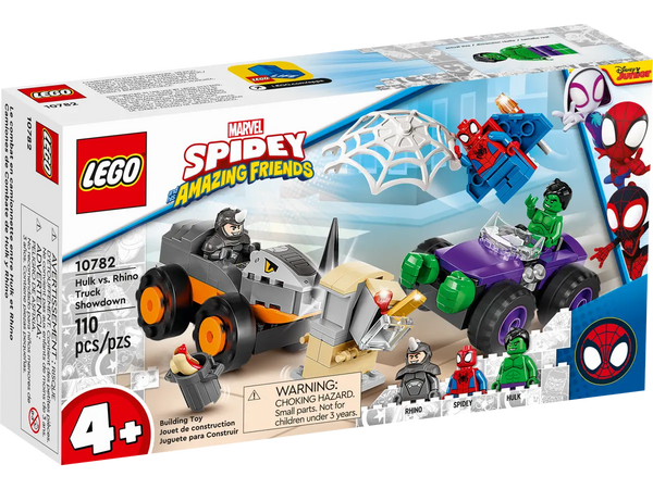 LEGO Marvel Hulk VS. Rhino Truck Showdown 10782