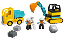 LEGO Duplo Truck And Tracked Excavator