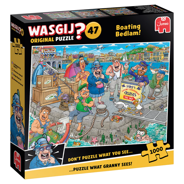 Wasgij? 1000 Piece Puzzle #47 Boating Bedlam!