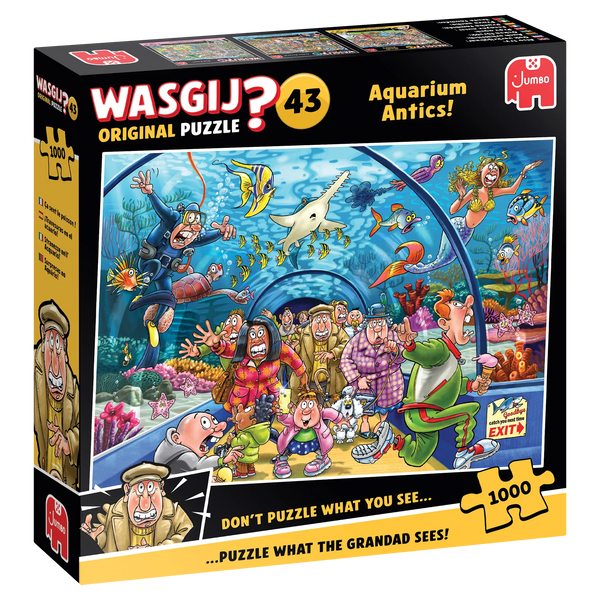 Wasgij? 1000 Piece Puzzle #43 Aquarium Antics!