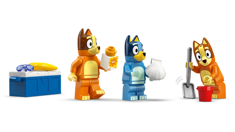 LEGO Bluey Bluey's Beach And Family Car Trip