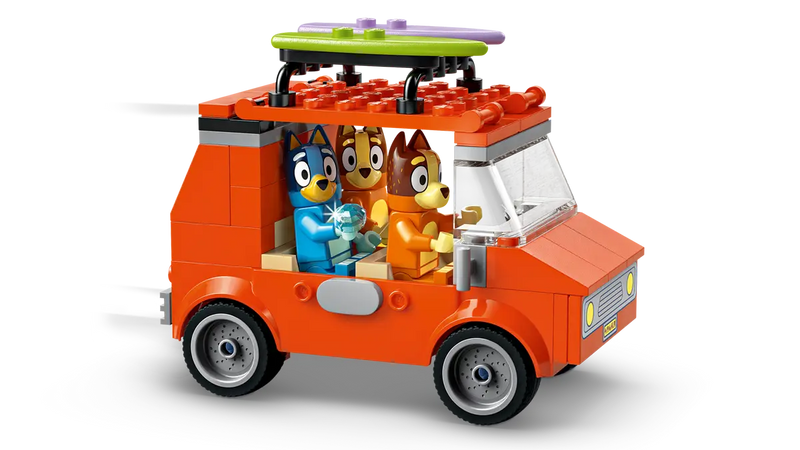 LEGO Bluey Bluey's Beach And Family Car Trip