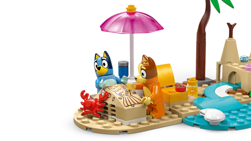 LEGO Bluey Bluey's Beach And Family Car Trip
