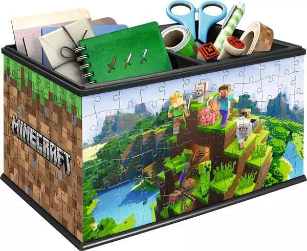 Ravensburger 3D Puzzle 216 Pieces Minecraft Storage Box