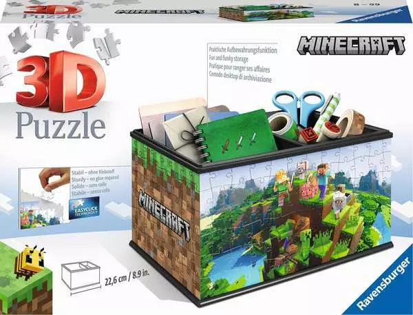 Ravensburger 3D Puzzle 216 Pieces Minecraft Storage Box