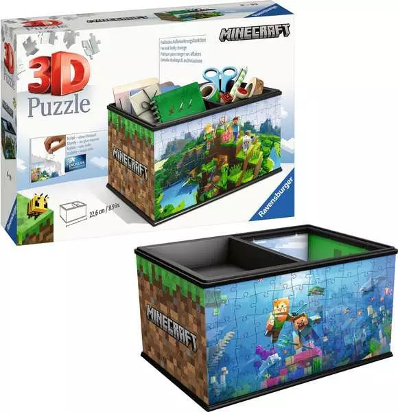 Ravensburger 3D Puzzle 216 Pieces Minecraft Storage Box