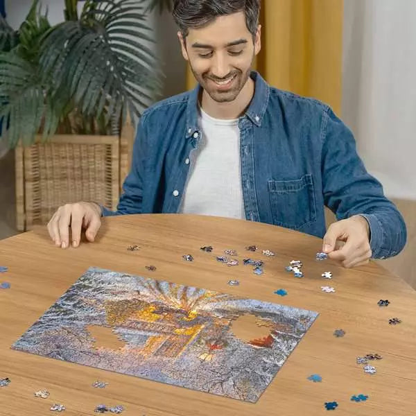 Ravensburger 500 Piece Puzzle (Glow In The Dark) Magical Christmas