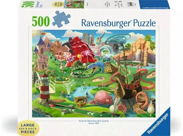 Ravensburger 500 Large Piece Puzzle Putt Putt Paradise