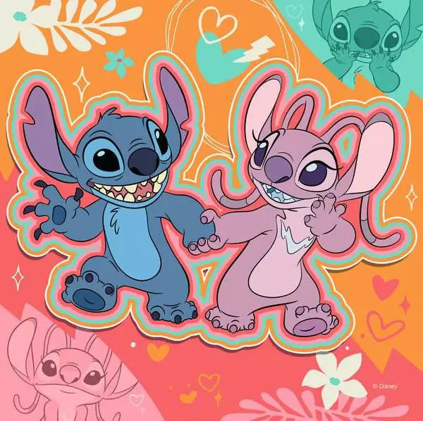 Ravensburger 3 X 49 Piece Disney Stitch Play The Day Away