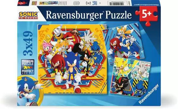 Ravensburger 3 X 49 Piece Sonic The Hedgehog