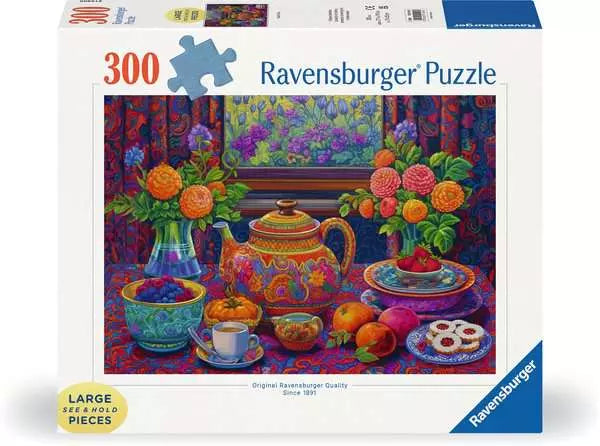 Ravensburger 300 Piece Puzzle Large Pieces Time For Tea