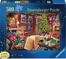 Ravensburger 500 Large Piece Puzzle Cozy Christmas Retreat
