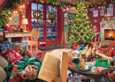 Ravensburger 500 Large Piece Puzzle Cozy Christmas Retreat