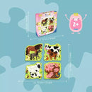 Ravensburger Puzzle Up 4, 6, 8 and 10 Piece Puzzles Farm Animals