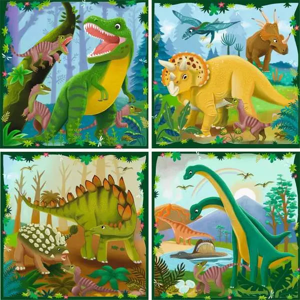 Ravensburger Puzzle Up 25, 36, 42 and 56 Piece Puzzles Dinosaurs