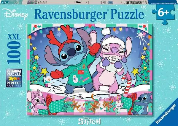 Ravensburger 100 Piece Puzzle Disney Stitch Merry Everything!