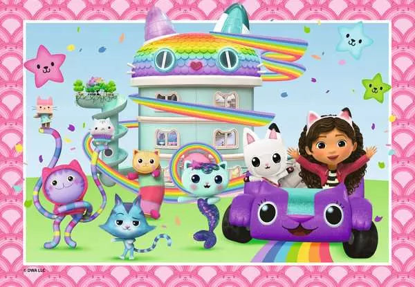 Ravensburger Gabby's Dollhouse 2 x 24 Piece Puzzles Ready To Party!