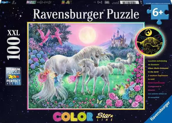 Ravensburger 100 Piece Puzzle Unicorns In The Moonlight