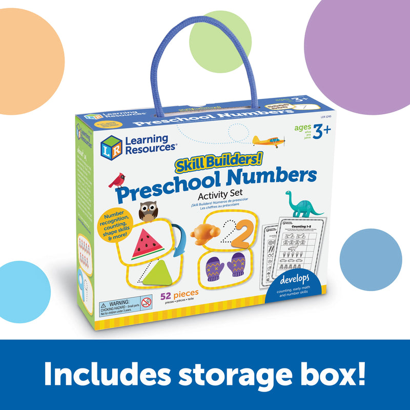 Learning Resources Skill Builders Preschool Numbers Activity Set